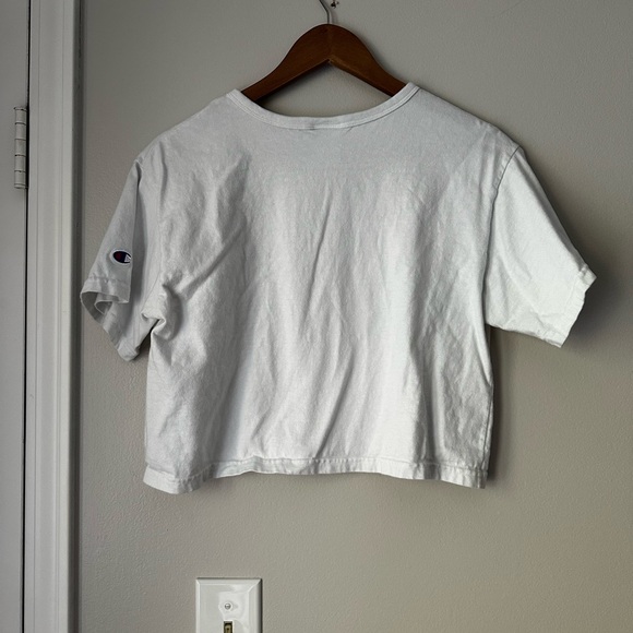 Champion Women's Short Sleeve White Tee - Picture 5 of 6